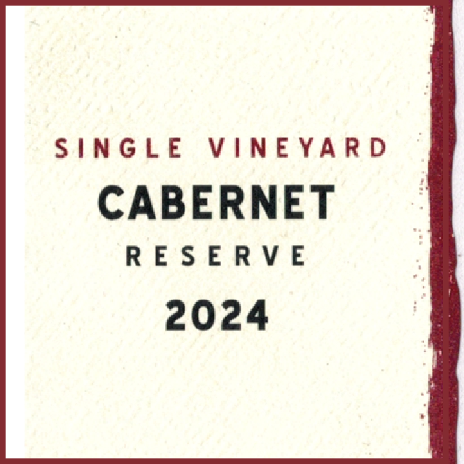 2024 Reserve Cabernet