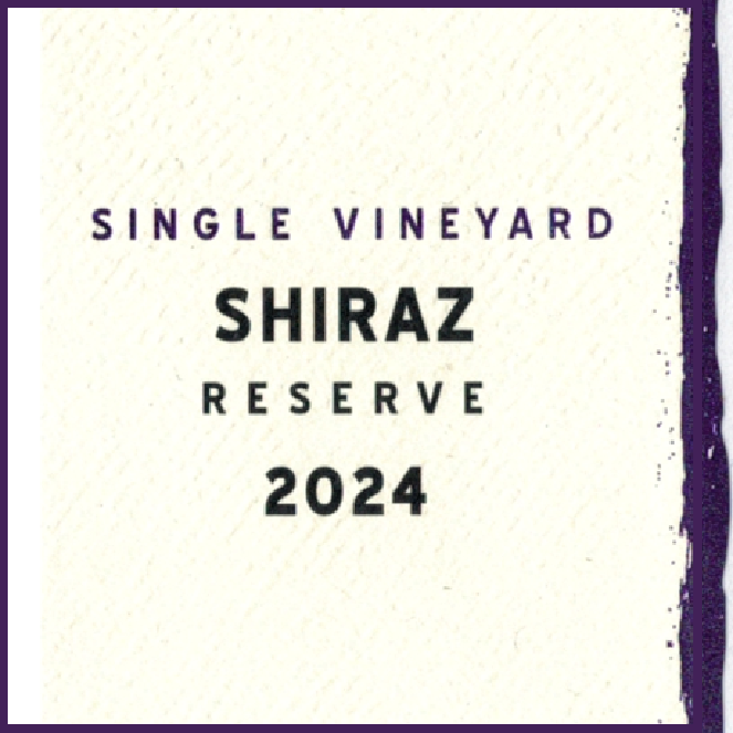 2024 Reserve Shiraz